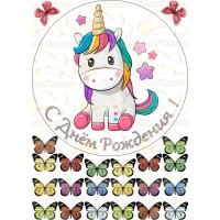 Waffle picture "Unicorn" -22