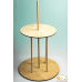 Wooden structure for multi-tiered cakes with dowels (2 tiers)