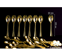 Gold spoon 10 cm