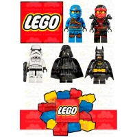 Вафельна картинка "Lego"-1