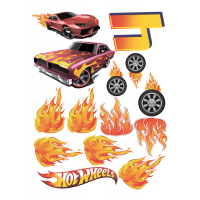 Вафельная картинка "Hot Wheels" -16