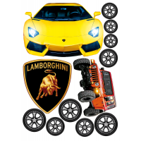 Вафельна картинка "Lamborghini"-5