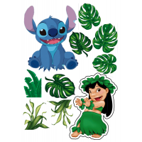 Waffle picture "Lilo and Stitch"-3