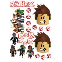 Вафельная картинка "ROBLOX"-15