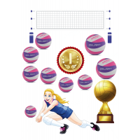 Wafer picture "Volleyball" - 1