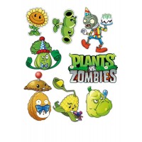 Вафельна картинка "Plants Vs Zombies"-9