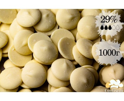 White Chocolate Buttons White Cargill 29% 1kg