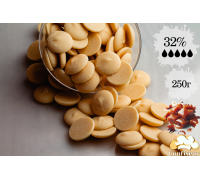 Шоколад білий Blond 32% Natra Cacao 250 грам