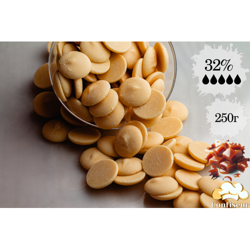 White chocolate Blond 32% Natra Cacao 250 gram