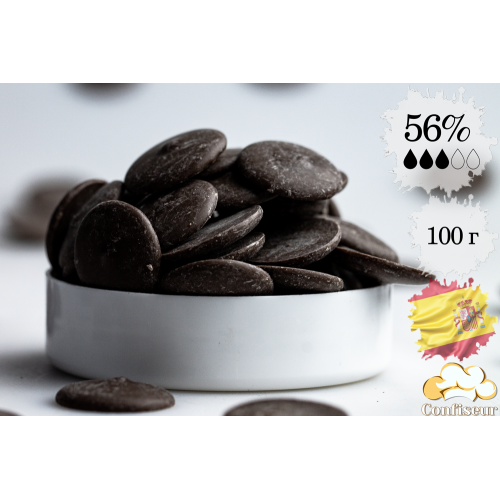 Шоколад чорний 56% Natra Cacao 100 грам