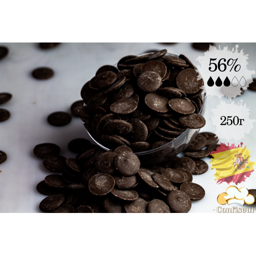 Шоколад чорний 56% Natra Cacao 250 грам