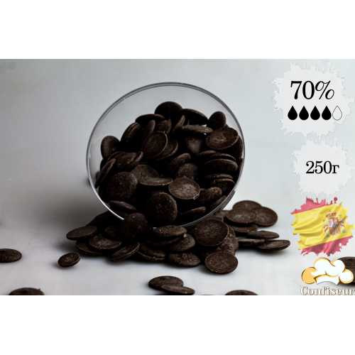 Шоколад чорний 70% Natra Cacao 250 грам