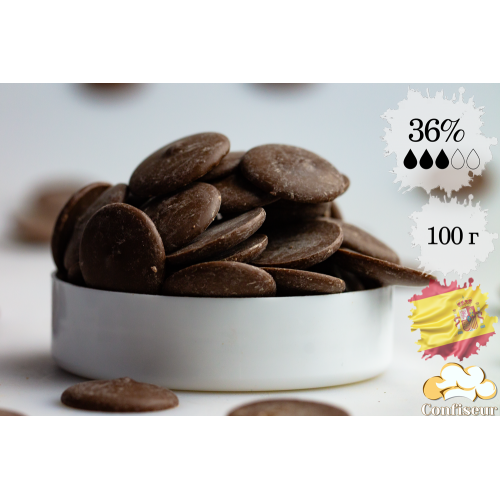 Milk chocolate 36% Natra Cacao (100 grams)