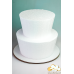 Wooden construction for multi-tiered cakes with dowels (2 tiers) Option #2