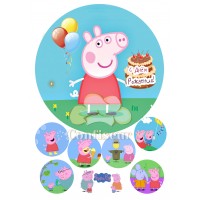 Waffle picture "Peppa Pig"-2