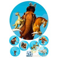 Waffle picture "Ice age 2"-1