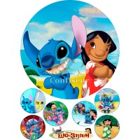 Waffle picture "Lilo and Stitch "-1