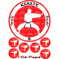 Waffle picture "Karate" - 1