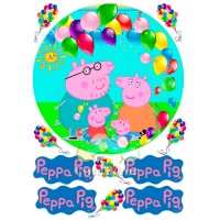 Waffle picture "Peppa Pig"-7