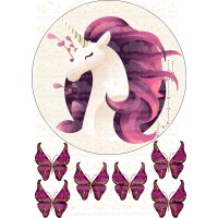 Waffle picture "Unicorn" -14